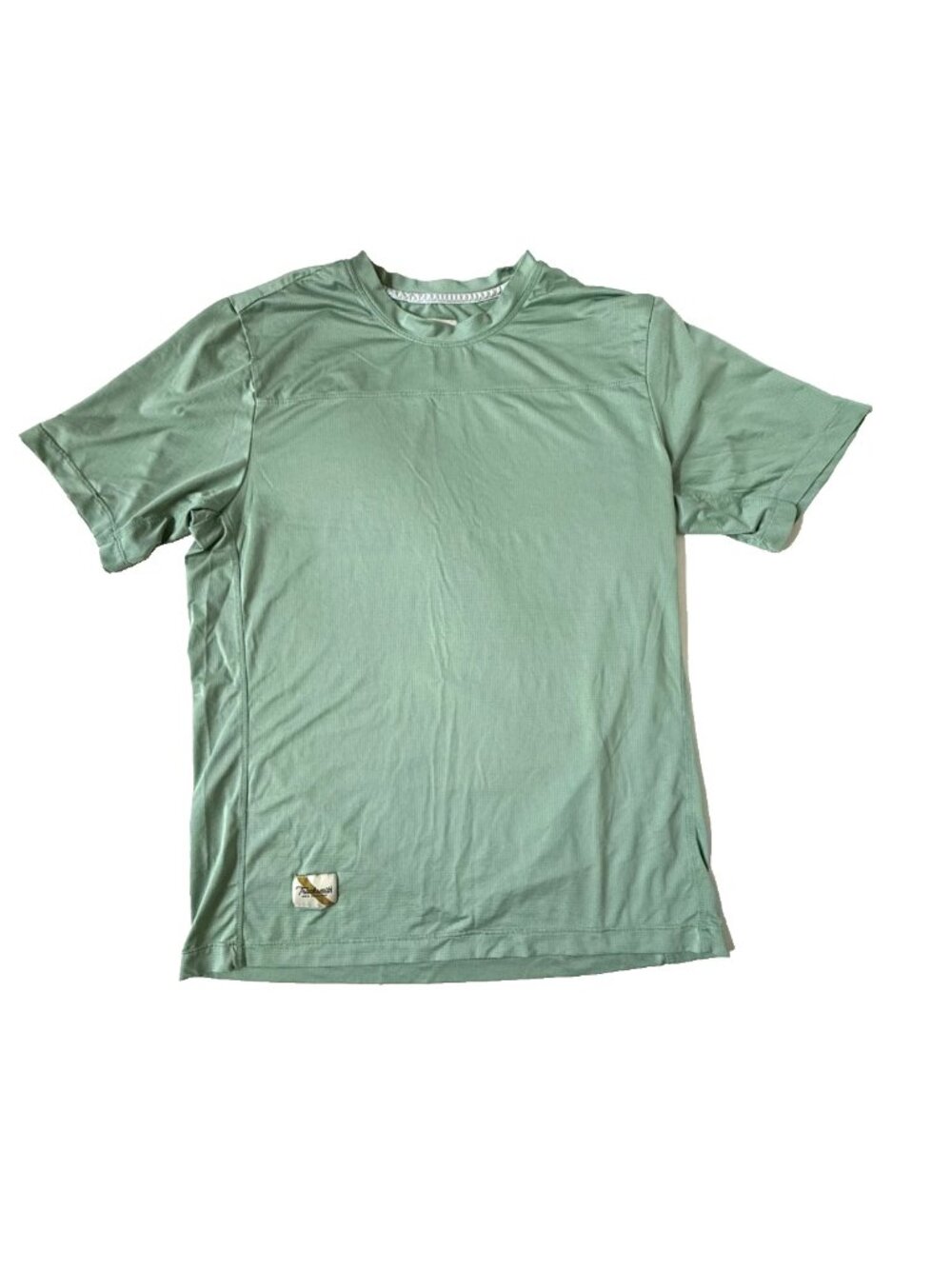 Tracksmith Mens M Twilight Mesh Tee Running Shirt T Mint Green Pullover Athletic